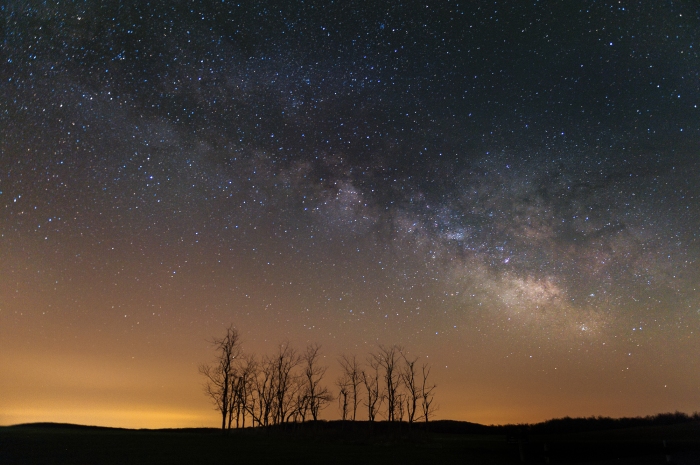Milky Way Galaxy over Big Meadows. Shenandoah National Park.